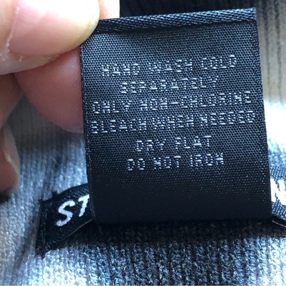 Steve Madden Black Cream And Gray Tie Dye Knit Beanie NWT - Picture 7 of 7